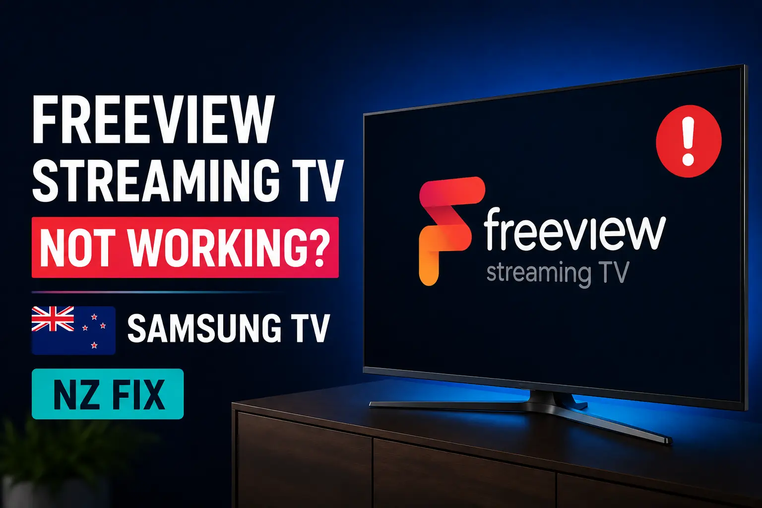 Freeview Streaming TV Not Working? NZ Fix