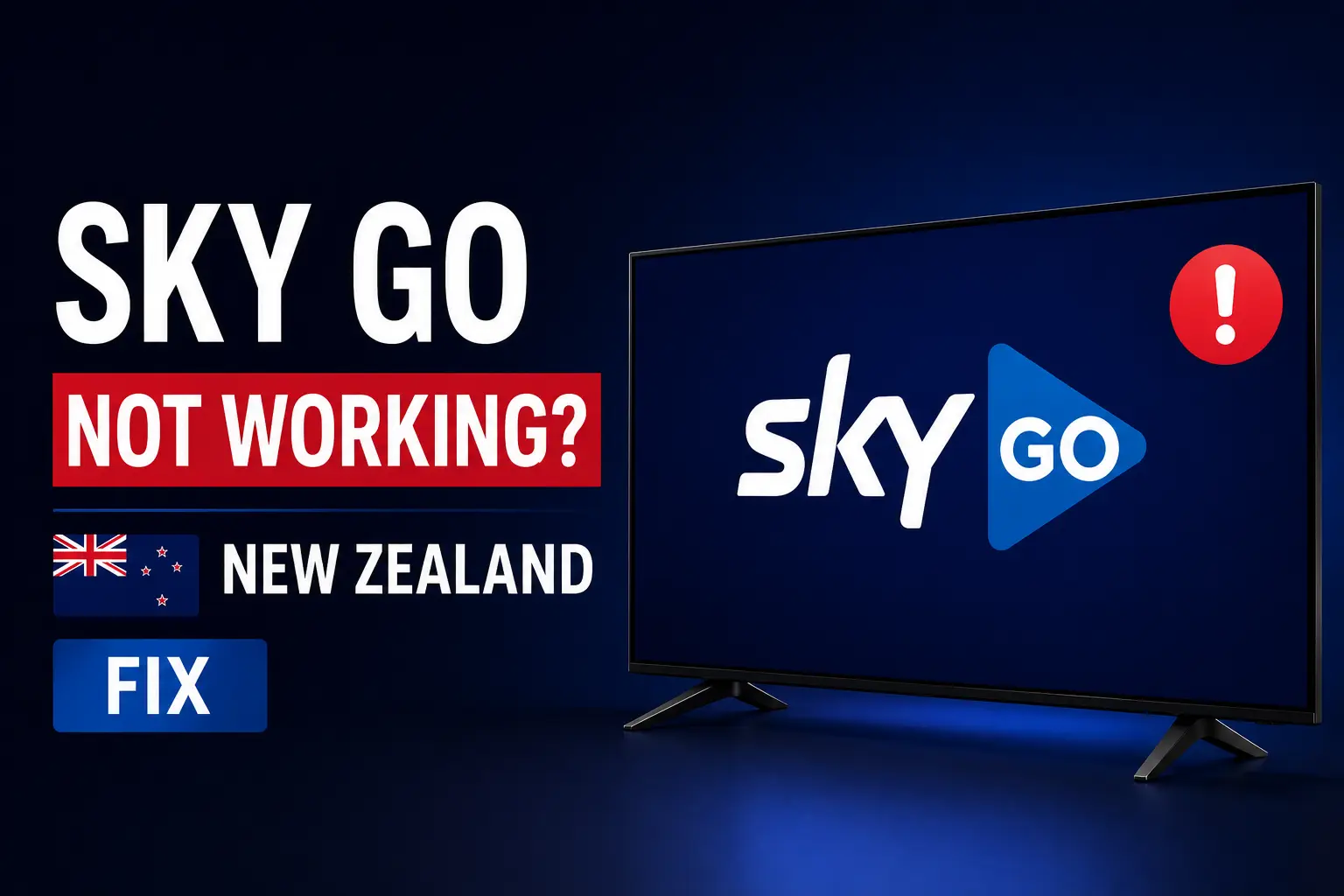 Sky Go Not Working in NZ? Login & Cast Fix